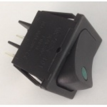 Saeco - Netzschalter 250 V, 16 A, 4 - polig schwarz (mit Signallampe)